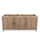 preview thumbnail 6 of 35, James Martin Vanities Portland 72" Double Vanity, Whitewashed Walnut Whitewashed Walnut Cabinet Base Only - No Top