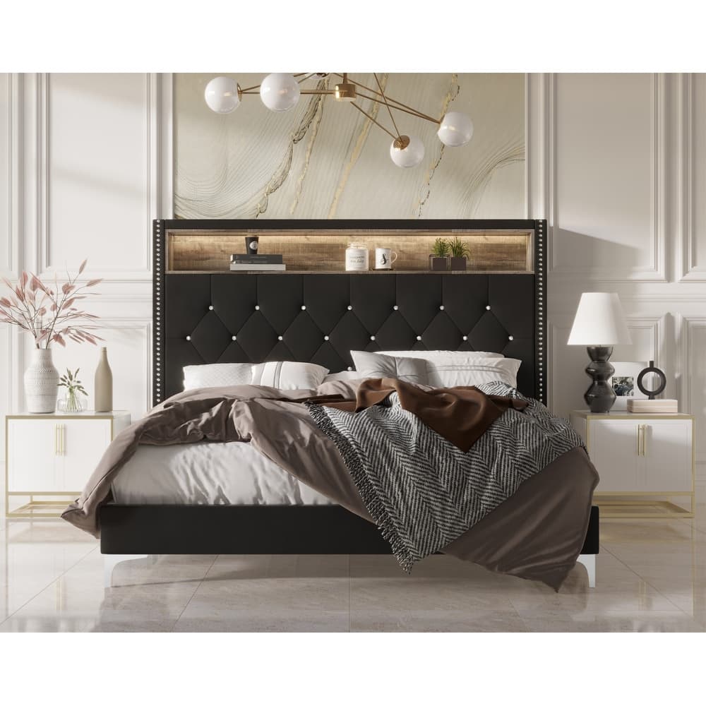 Javan Upholstered Panel Bed
