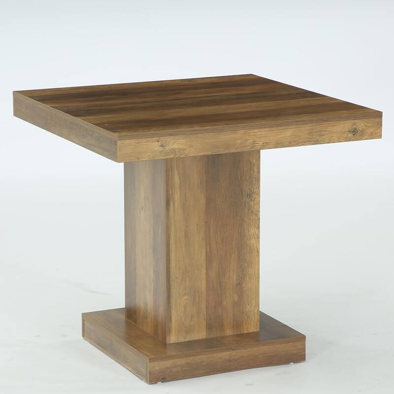 31.5'' Small Conference Table, Meeting Table with Heavy Duty Pedestal Base