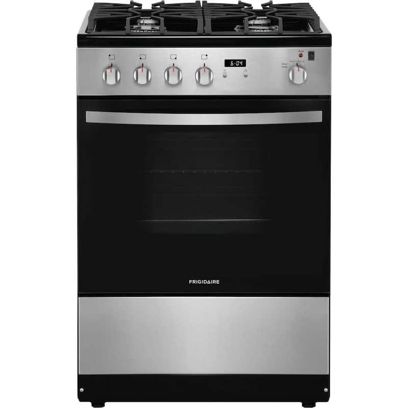 Frigidaire FFGH2422U 24" Wide 1.9 Cu. Ft. Free Standing Gas Range - Stainless Steel