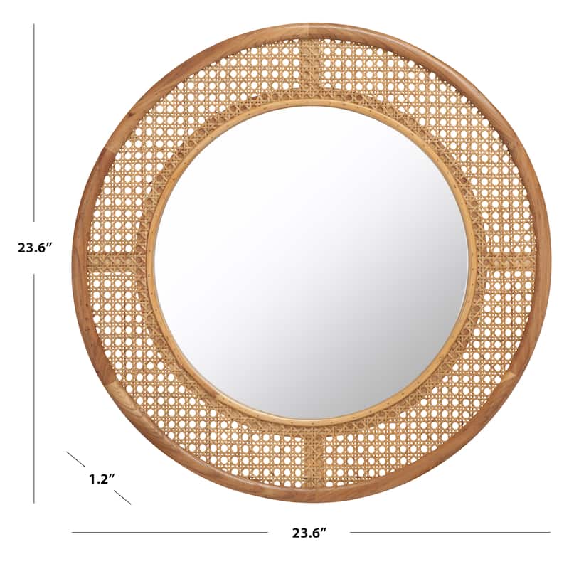 SAFAVIEH Mariela 24" Mirror - 24" W x 1" D x 24" H