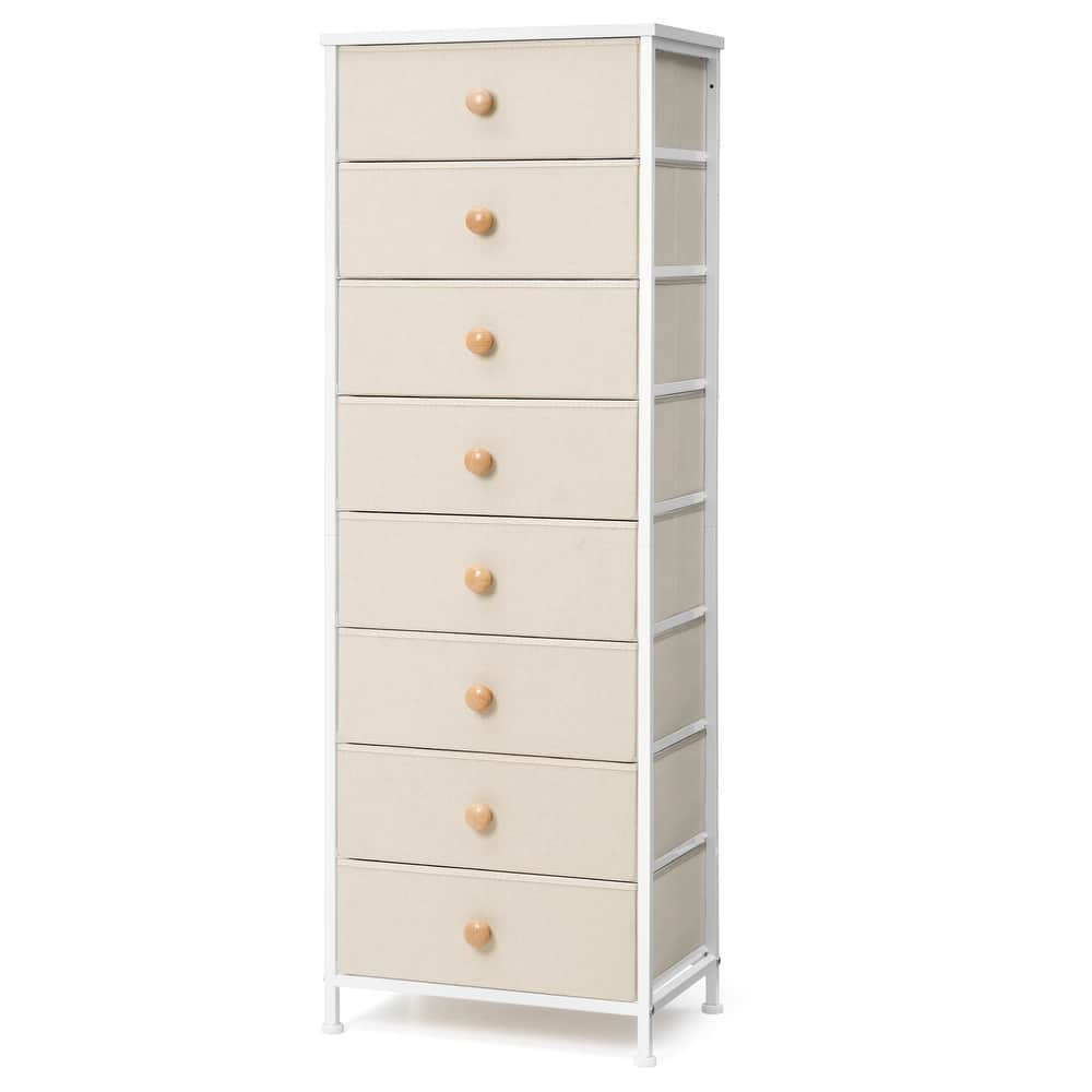VredHom 8 Dresser Vertical Storage Tower Cabinet