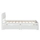 preview thumbnail 9 of 7, Twin Size Wood Bed Frame with Drawers, Wooden Platform Bed Frame with Headboard and 2 Storage Drawers, for Kids Teens Adults
