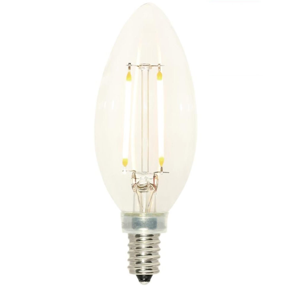 Westinghouse 5059120 Pack Of 6 3 Watt Clear Vintage Edison Watt Clear Vintage Edison