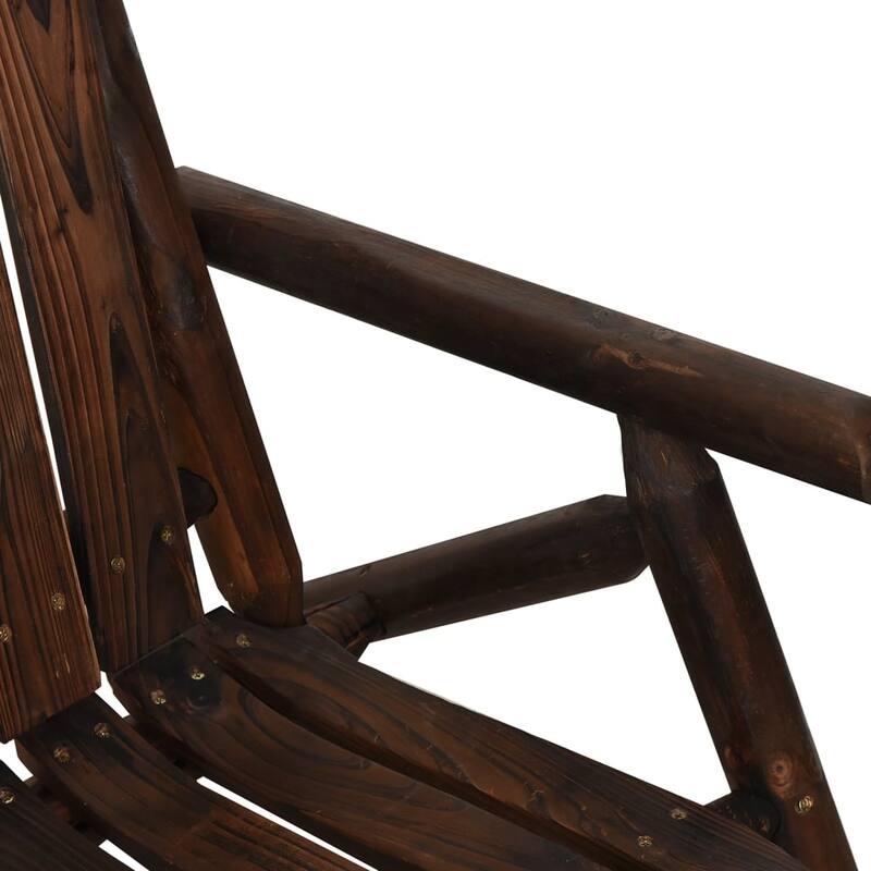 vidaXL Patio Chair 26.8"x33.9"x40.6" Solid Wood Spruce