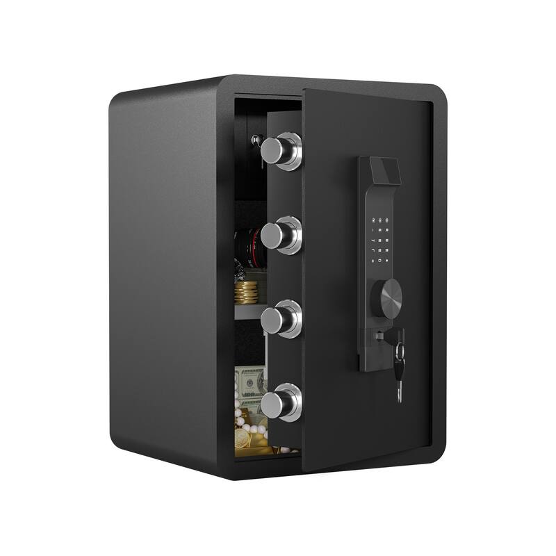 Fireproof and Waterproof Bag,with Electronic Password Lock,Safe with Private Inner Cabinet for Home,Office and Hotel