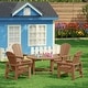 preview thumbnail 128 of 193, Laguna Kids Adirondack 5-Piece Round Table Dining Set