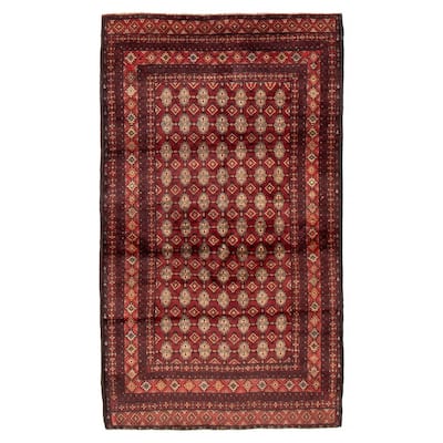 Teimani Red Rug 3'9" x 6'4" - 3'9 x 6'4