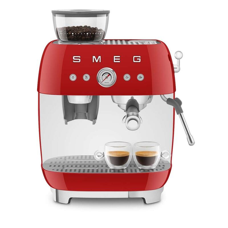 SMEG Semi-Automatic Espresso Machine EGF03 - Red