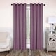 preview thumbnail 108 of 129, Superior Solid Machine Washable Room Darkening Grommet Curtains, Set of 2 52" x 120" - Wisteria