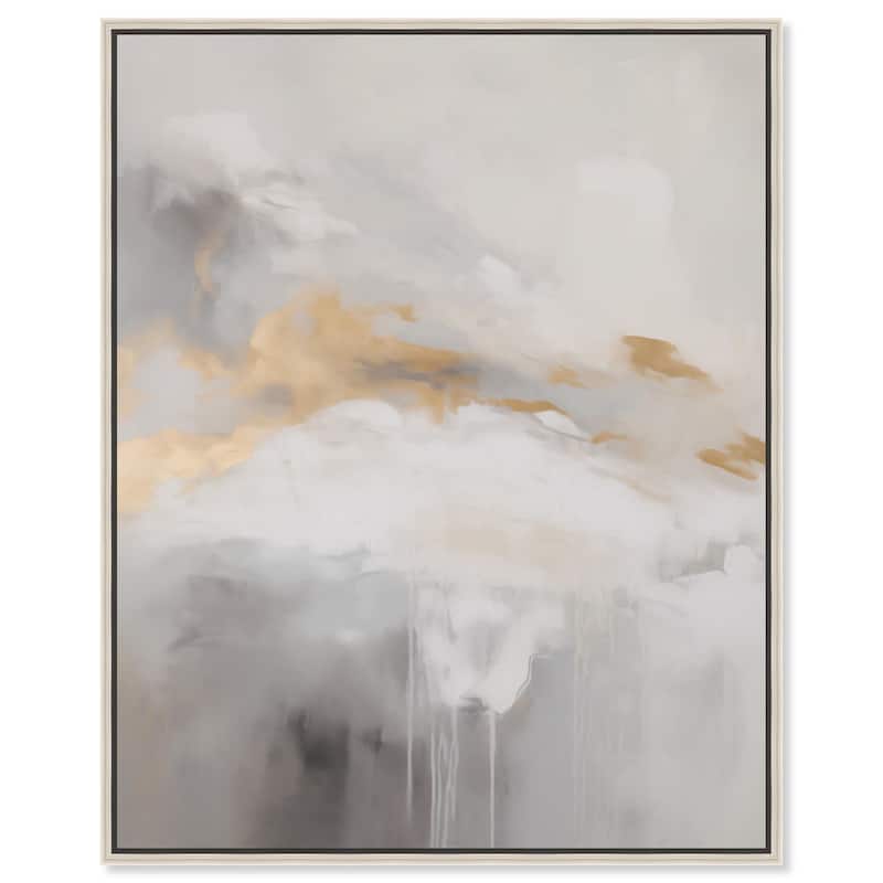 Mellowed Mist I Canvas by Art Remedy - Silver - 36" x 45"