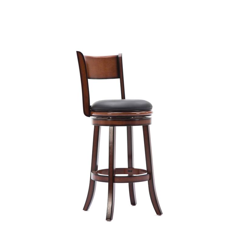 Palmetto Rubberwood 29-inch Swivel Stool