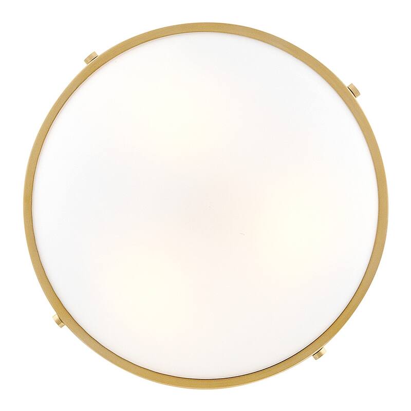 Lark 84363 Gus 3 Light 15" Wide Semi-Flush Ceiling Fixture