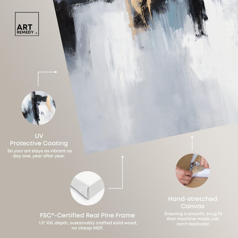 Turbulence II Canvas by Art Remedy, Gallery Wrapped