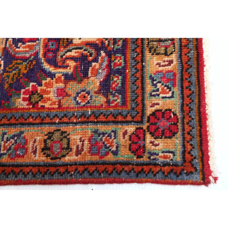 ECARPETGALLERY Hand-knotted Antalya Vintage Red Wool Rug - 8'6 x 11'2