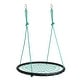 preview thumbnail 3 of 6, Green 40" Disc Swings Seat Flying Saucer Tree Rope Web Net Playground Backyard - Diameter 1 meter /40inch