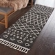 preview thumbnail 28 of 36, Nourison Moroccan Shag Fringe Area Rug 2'2" x 8'1" Runner - Charcoal