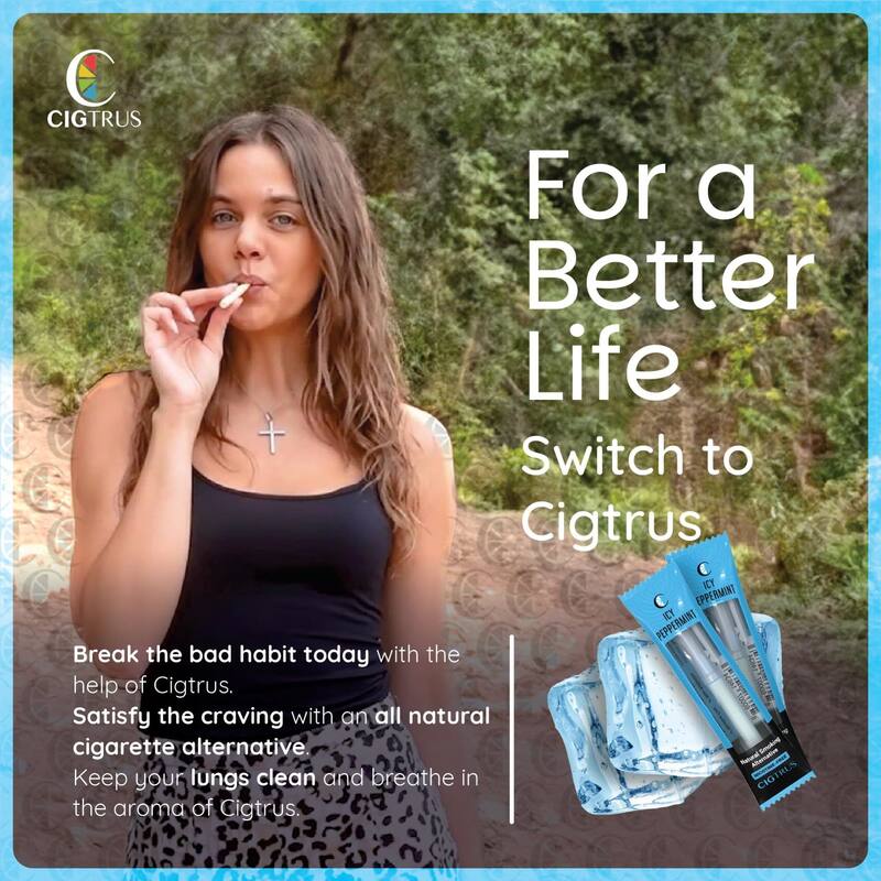 Cigtrus Set of 6 Nicotine Free Smoking Alternative Inhalers