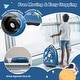 preview thumbnail 11 of 20, 16 Inch Kids Carry-On Luggage Hard Shell Suitcase with Wheels - 13" x 10.5" x 19"-32"
