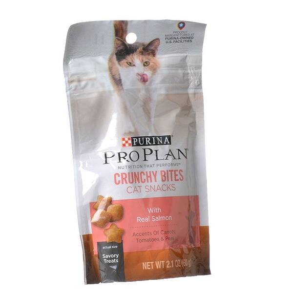 Shop Purina Pro Plan Crunchy Bites With Real Salmon 2 1 Oz