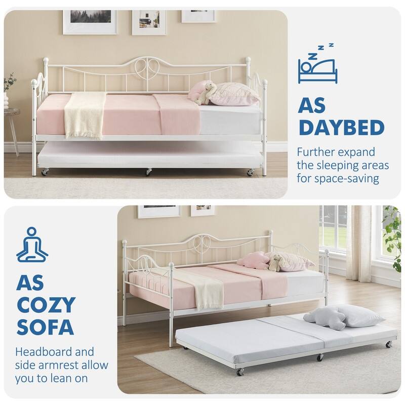 Twin Size Daybed with Trundle