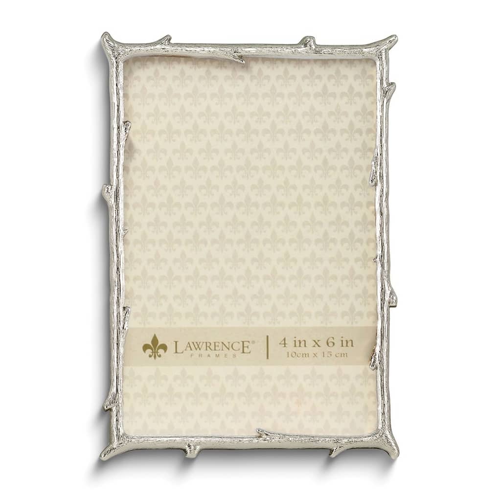 Curata Silver-Tone Metal 4x6 Branch Photo Frame