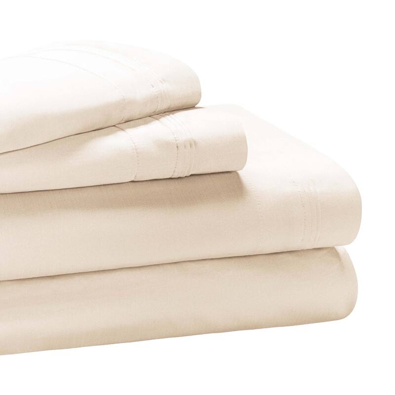Superior Egyptian Cotton 650 Thread Count Deep Pocket Solid Sheet Set