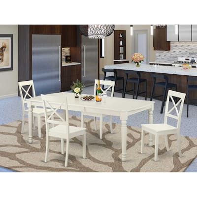 Kitchen Dinette Set - Table with 8 Chairs - Modern Dining Room Furniture