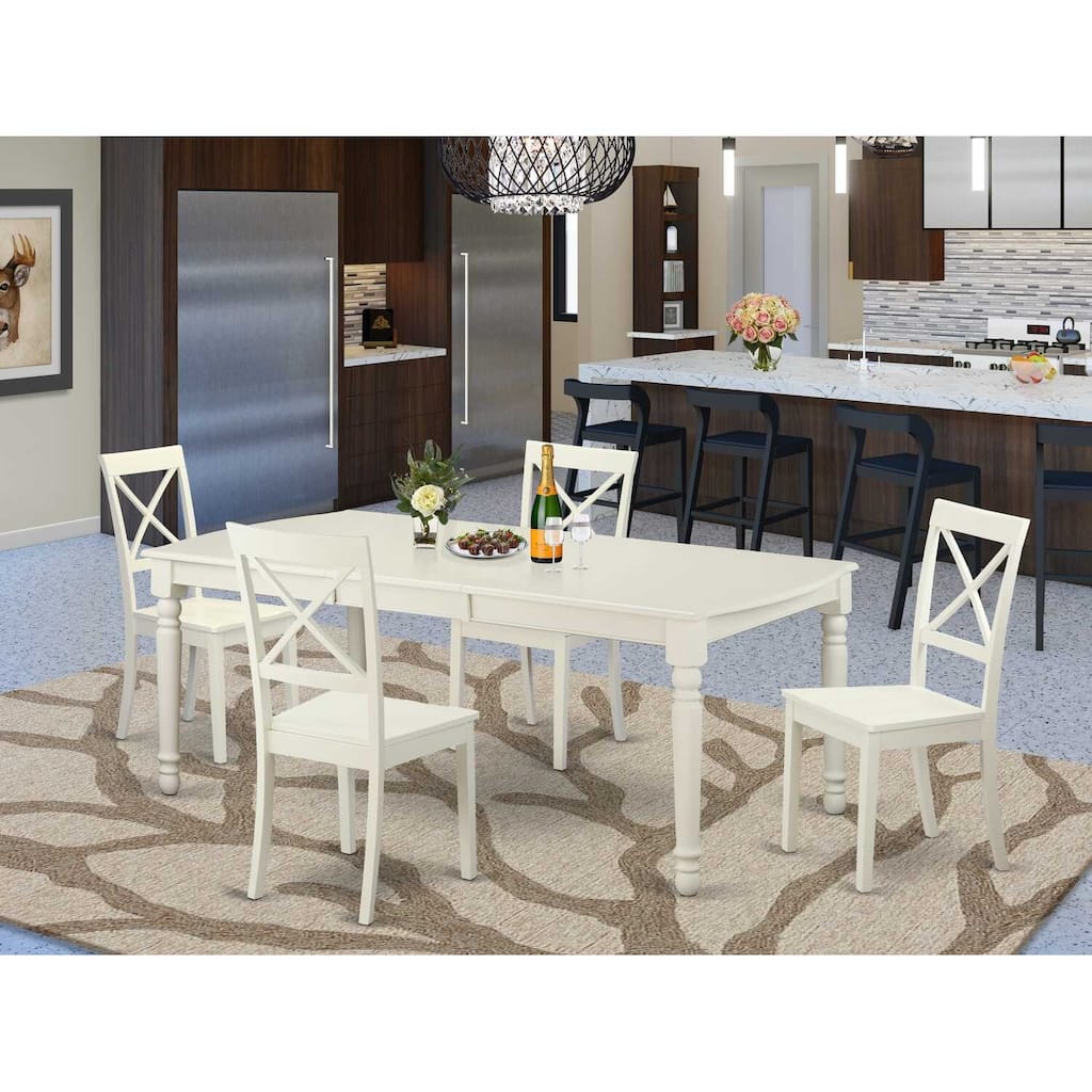 Kitchen Dinette Set - Table with 8 Chairs - Modern Dining Room Furniture