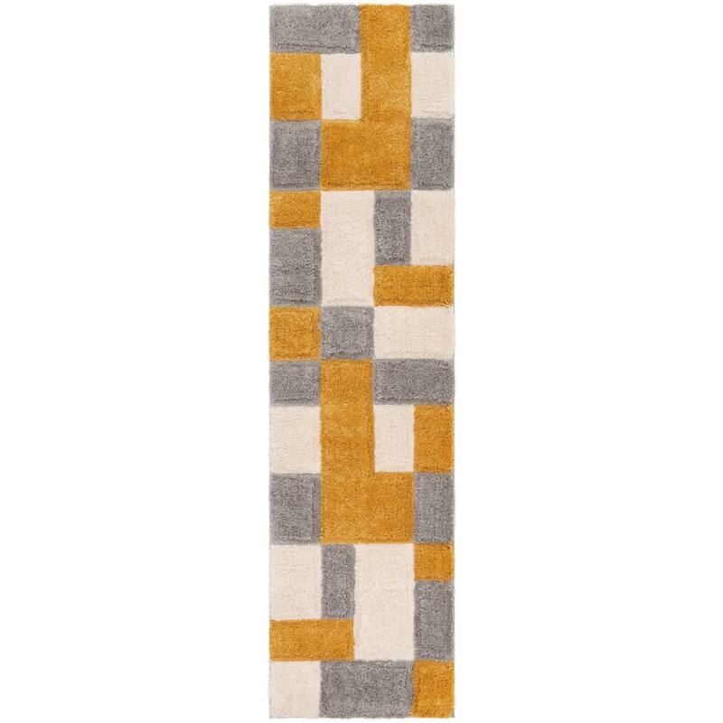 Well Woven San Francisco Escondido Geometric Shag Area Rug