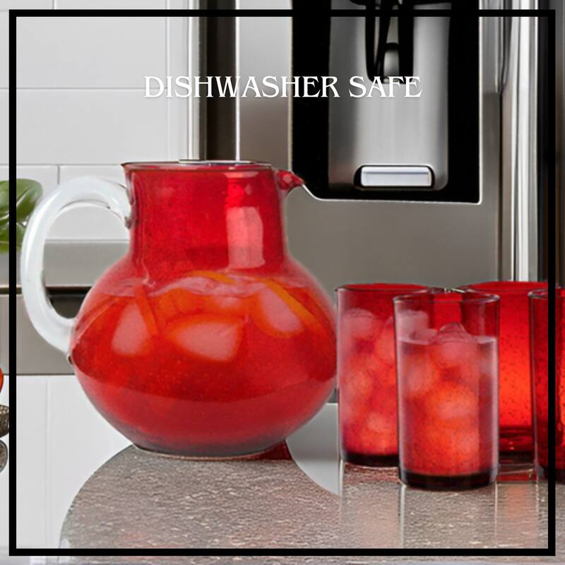 Artland Iris Pitcher with Highball Glasses