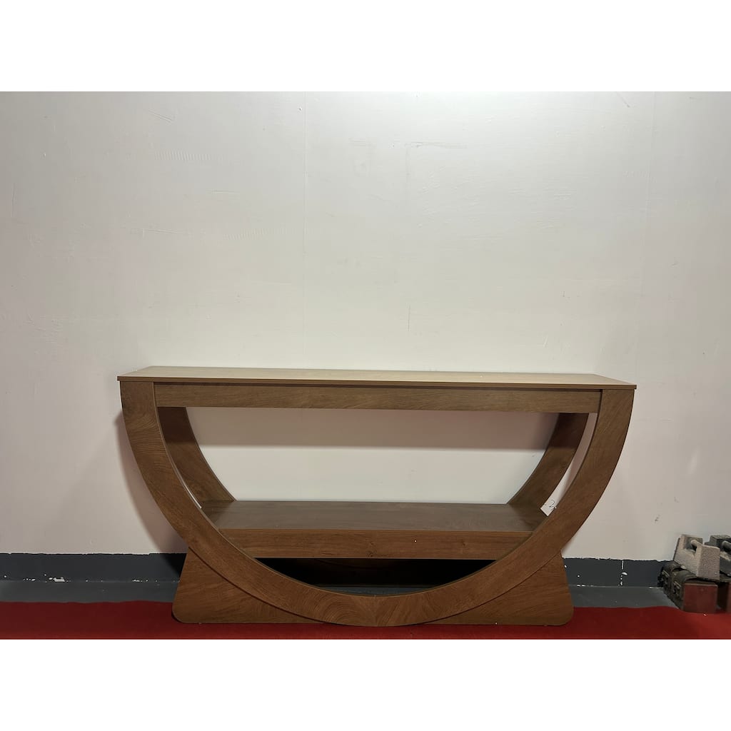 Farmhouse Media TV Console Table for Living Room, Bedroom