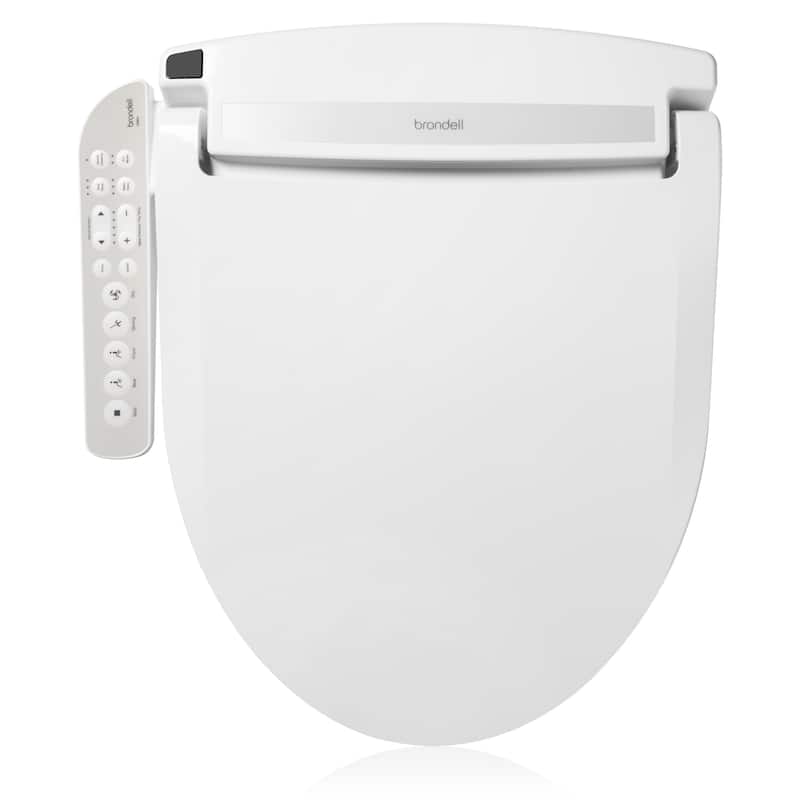 Brondell Swash Select DR801 Sidearm Bidet Seat with Warm Air Dryer - Elongated