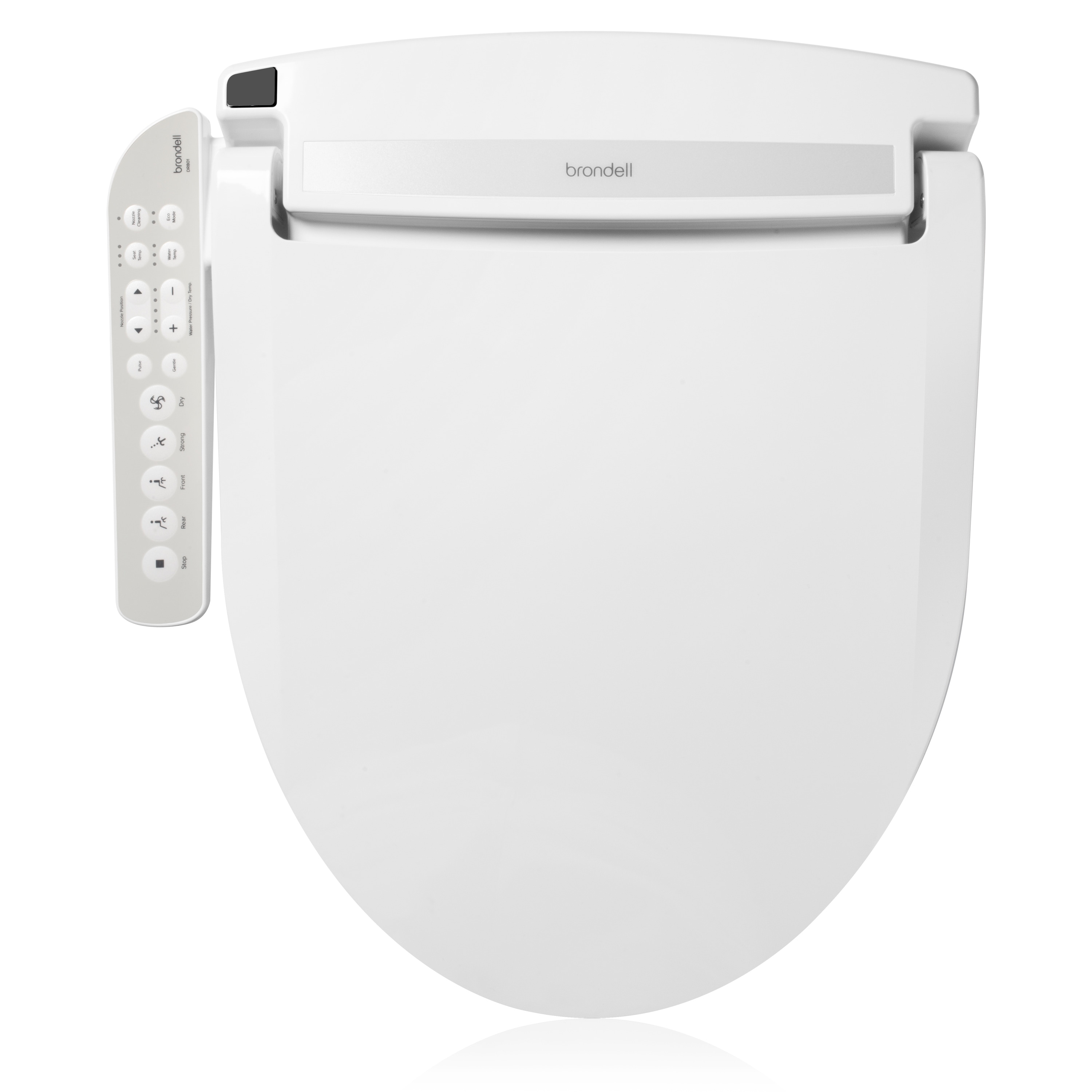 Brondell Swash Select DR801 Sidearm Bidet Seat with Warm Air Dryer