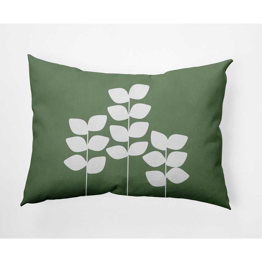 Simple Stems Indoor/Outdoor Throw Pillow