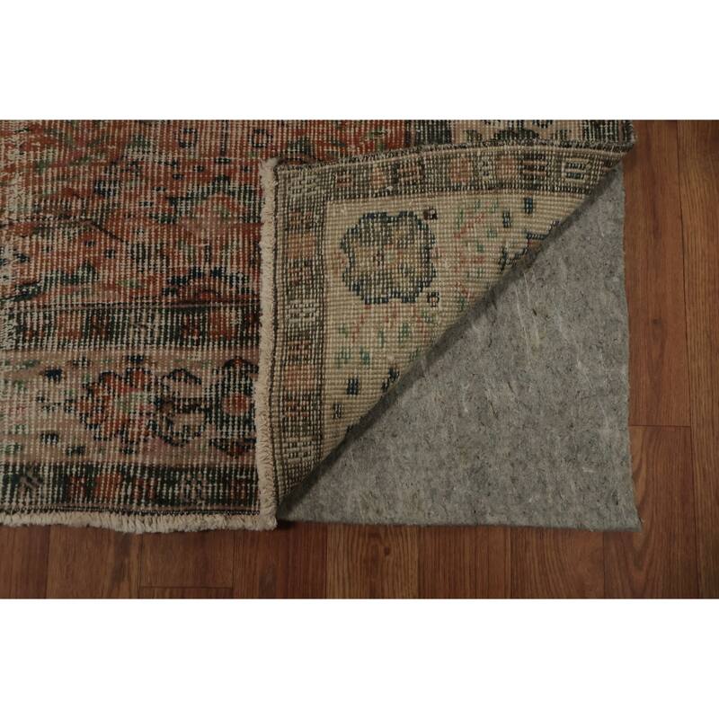 Hand Knotted Oriental 100% Wool Carpet Transitional Floral Oranges & Rust Anatolian Area Rug - 8' 9'' X 5' 10''