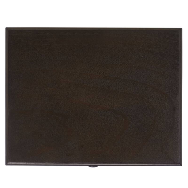 SAFAVIEH Hermine Distressed Black 4-Drawer Storage Side Table - 15" x 11.8" x 35.8" - 15"W x 12"D x 36"H