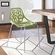 preview thumbnail 21 of 74, Asbury Stackable Dining Chair with Chrome Legs Side Chair with Modern Cut-Out Design Backrest