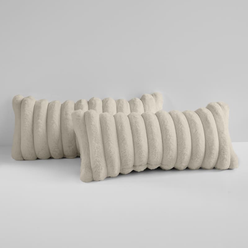 Sorra Home Indoor Knife Edge Pillow Set of 2