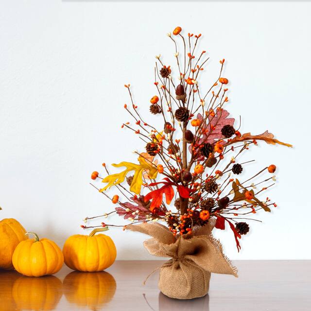 Glitzhome Berry Table Tree Patriotic/Harvest/Christmas Centerpieces