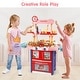 preview thumbnail 6 of 5, Play Kitchen Playset, 2 in 1 Gill and Kitchen Toys for Toddlers Kids