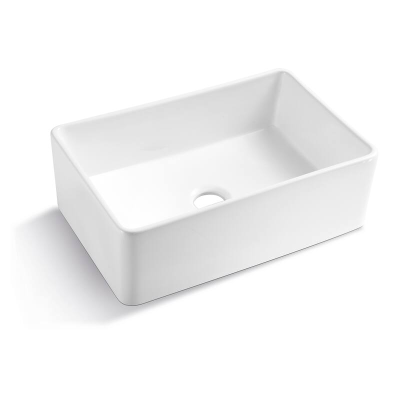 Farmhouse Apron-Front Kitchen Sink Single Bowl