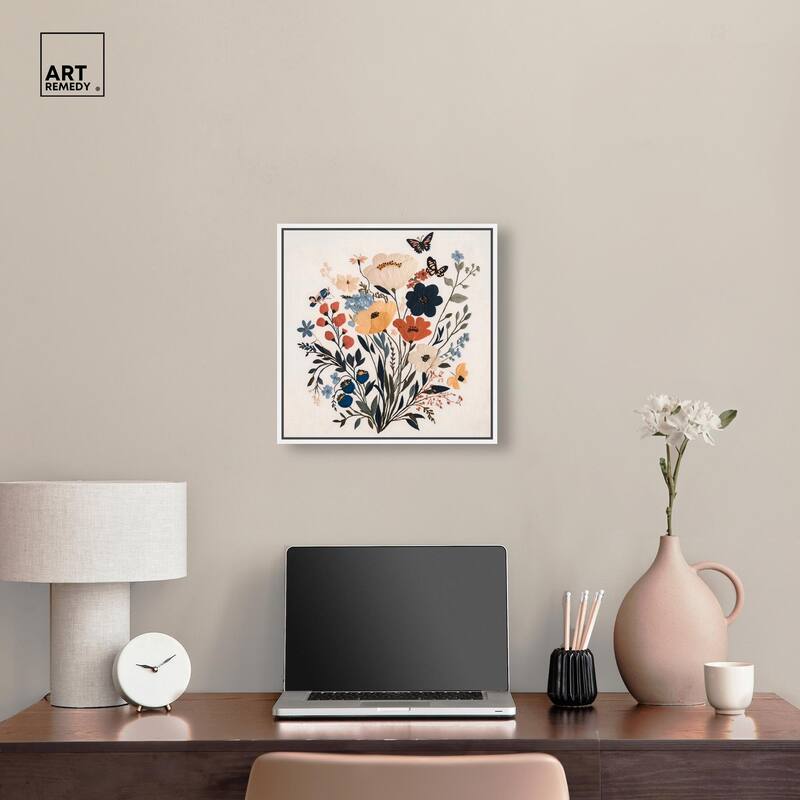 Garden of Threads I Canvas by Art Remedy