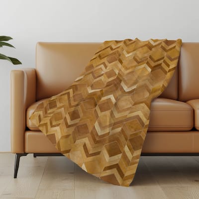 Premium Machine Washable ASB100 Faux Cowhide Sherpa Throw Blanket
