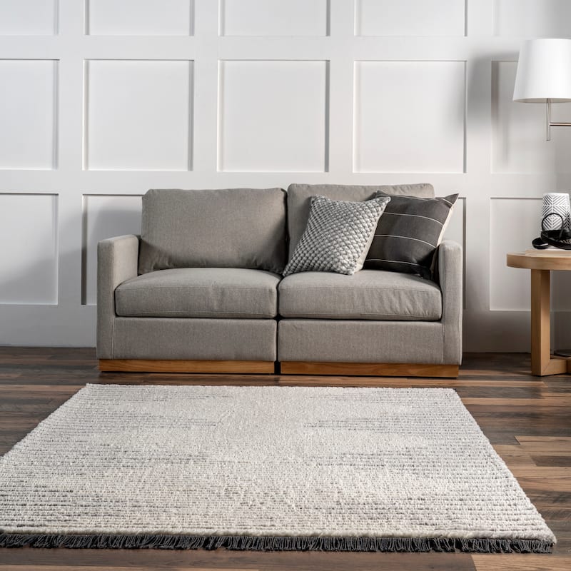 Nuloom Morgan Contemporary Shag Fringe Area Rug