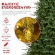 preview thumbnail 6 of 19, Glitzhome 11ft Pre-Lit Realistic Green Full Fir Artificial Christmas Tree with 3200 Lights & Foot Pedal