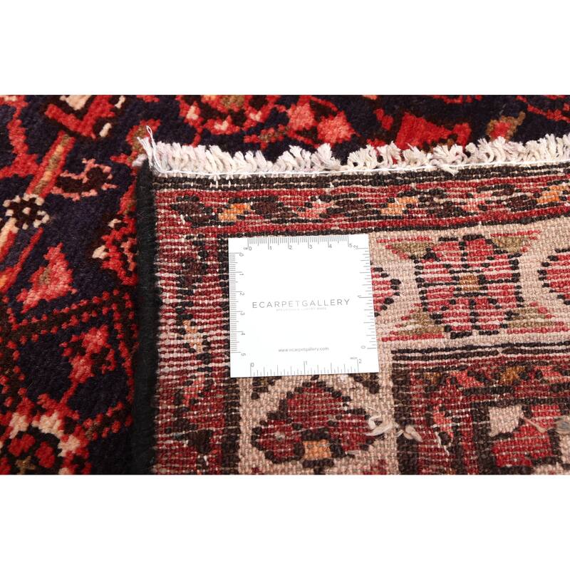 ECARPETGALLERY Hand-knotted Andelz Dark Navy Wool Rug - 3'5 x 10'8