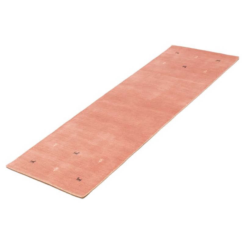Kashkuli Gabbeh Pink Rug 2'6" x 7'9" - 2'6 x 7'9