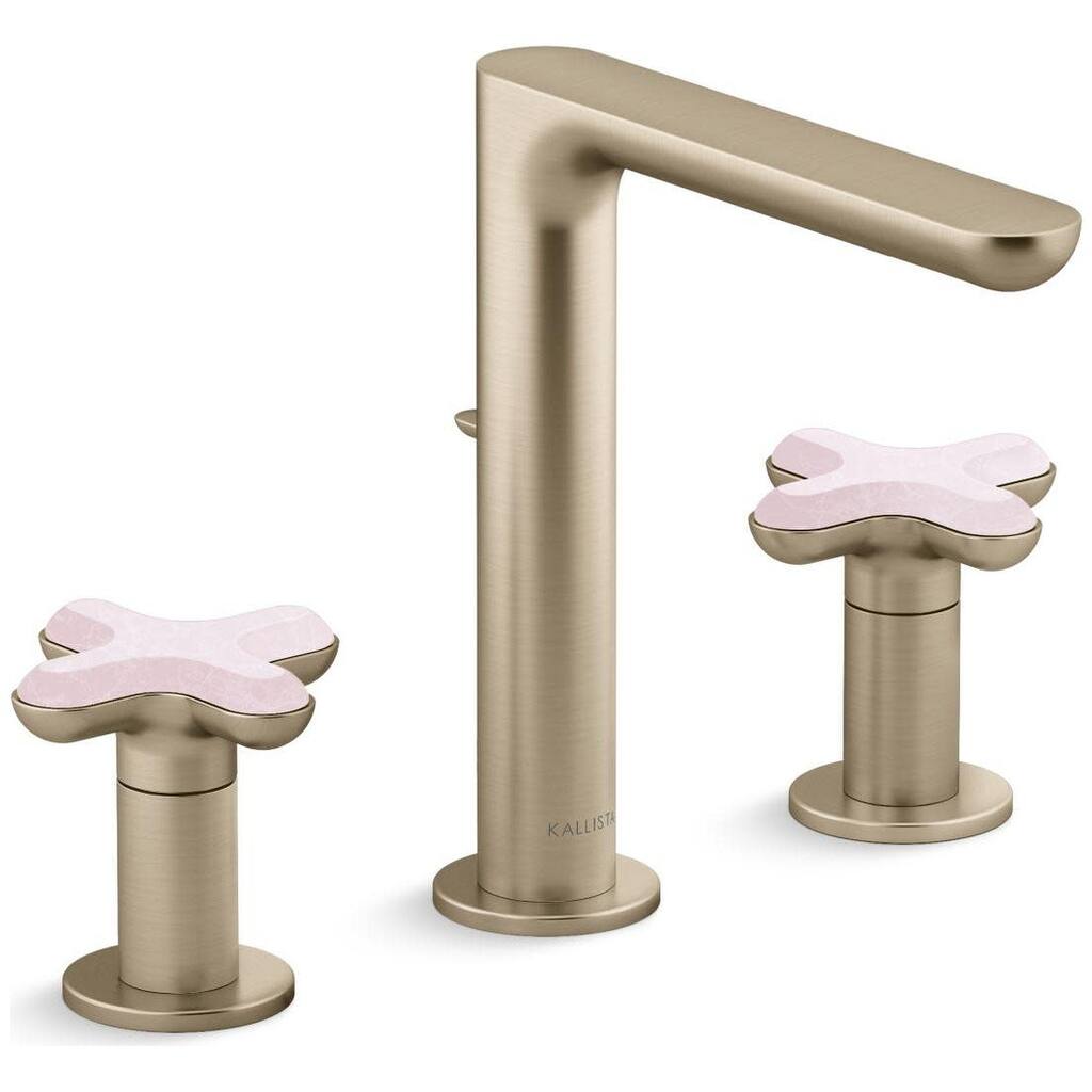 Kallista P32705-RST 002 Collection 1.2 GPM Widespread Bathroom Faucet