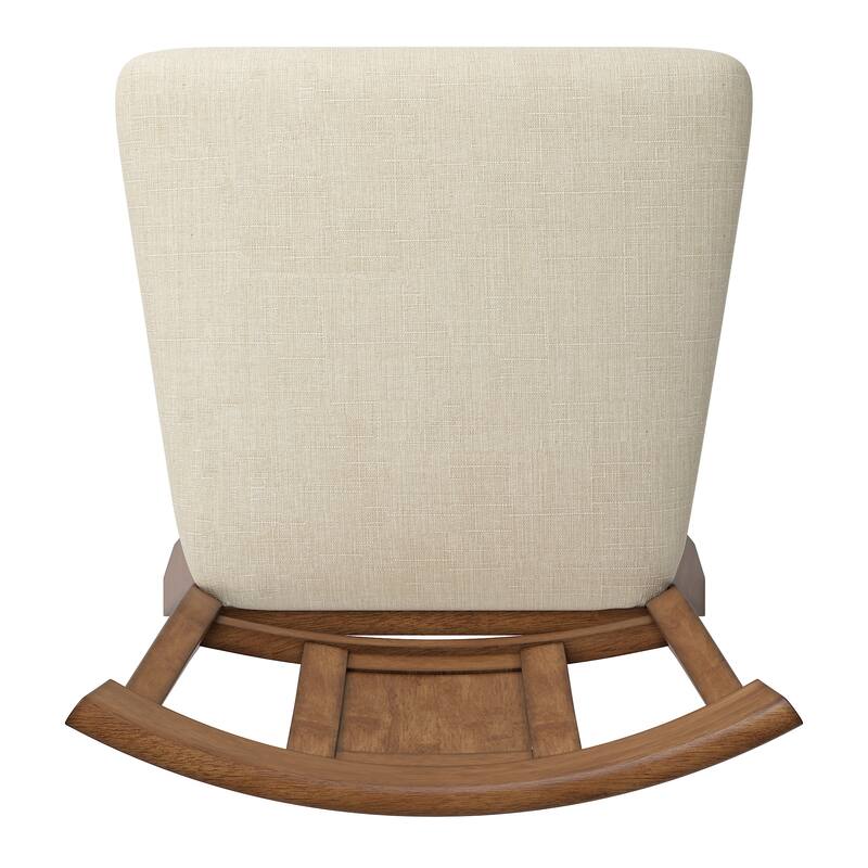 Eleanor Panel Back Wood Swivel Chair by iNSPIRE Q Classic